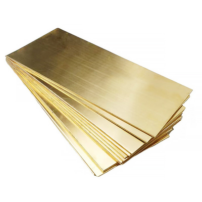 Bright Surface Brass Copper Sheet H63 50mm 1250mm Wide T1 H59