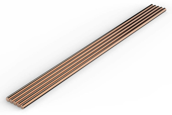 H62 H63 Brass And Copper Bar JIS Red Round Solid Copper Bar